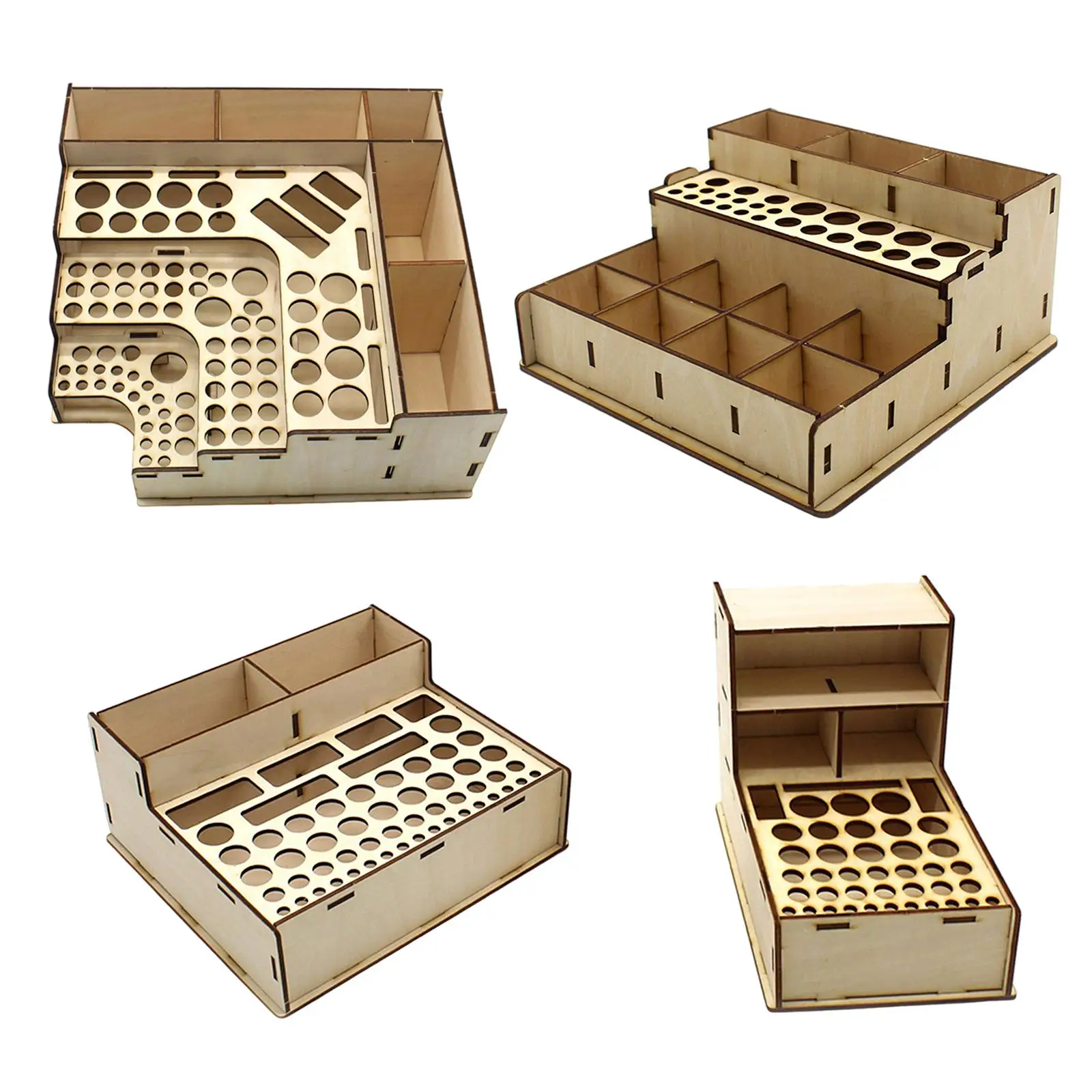 حامل أدوات دهانات زجاجات الحبر الصباغ منظم الطلاء للطلاء المصغر