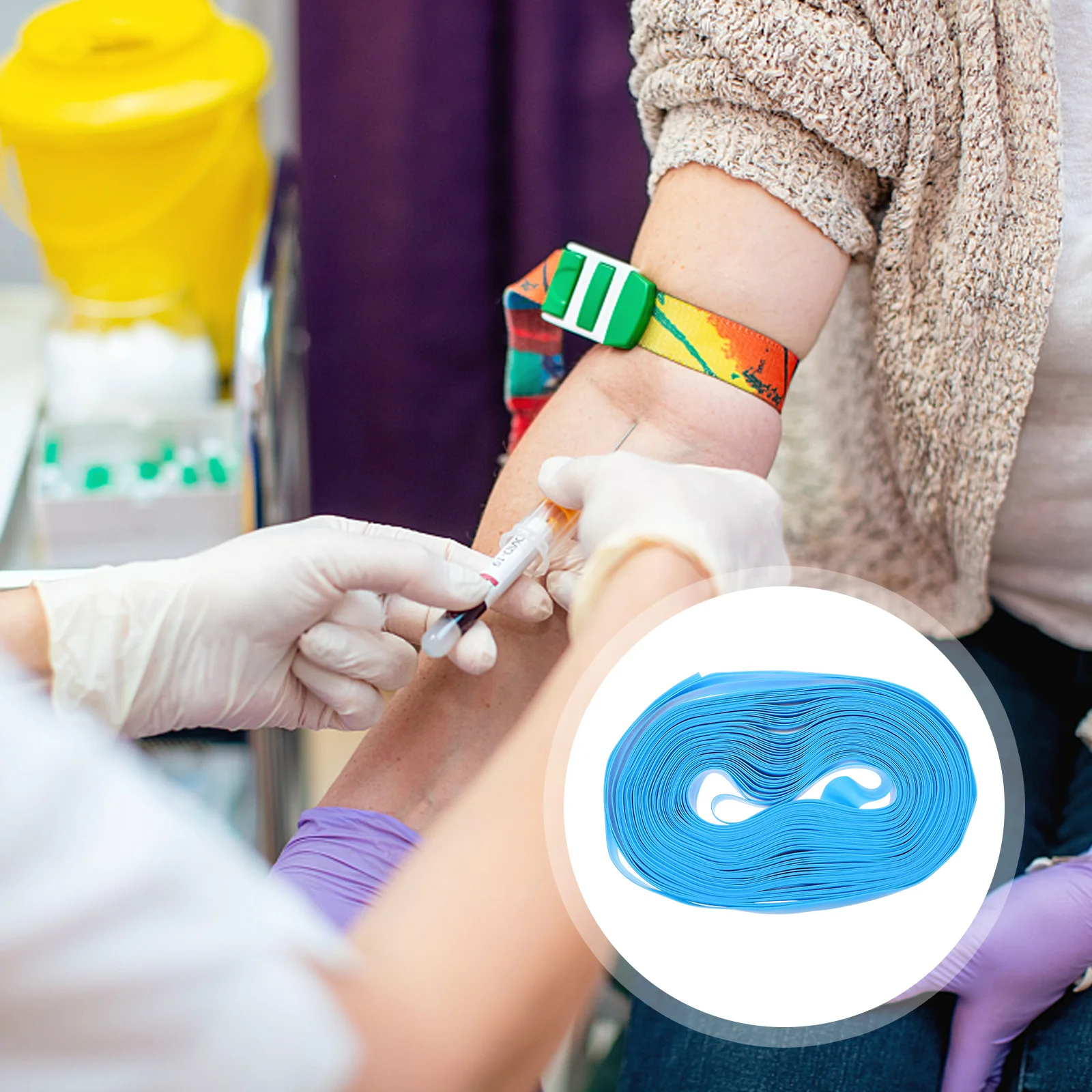 

Quick Release Tourniquets Hospital Strap First Aid Belt Strapping Blood Flow Restriction Band Emergency Supplies