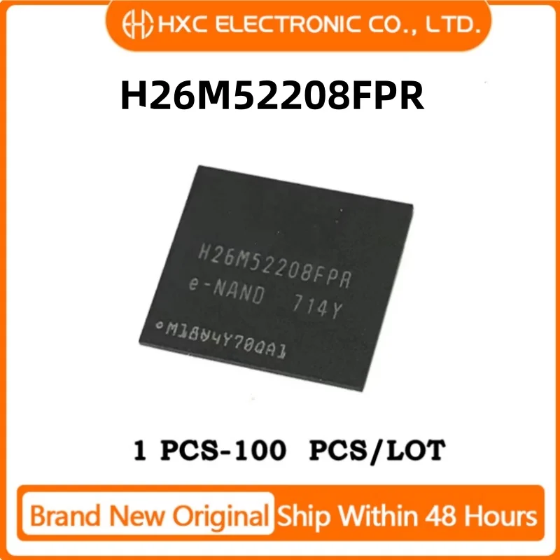 

5PCS/10PCS/50PCS/100PCS H26M52208FPR H26M52208 BGA153 Brand New Original IC Chip