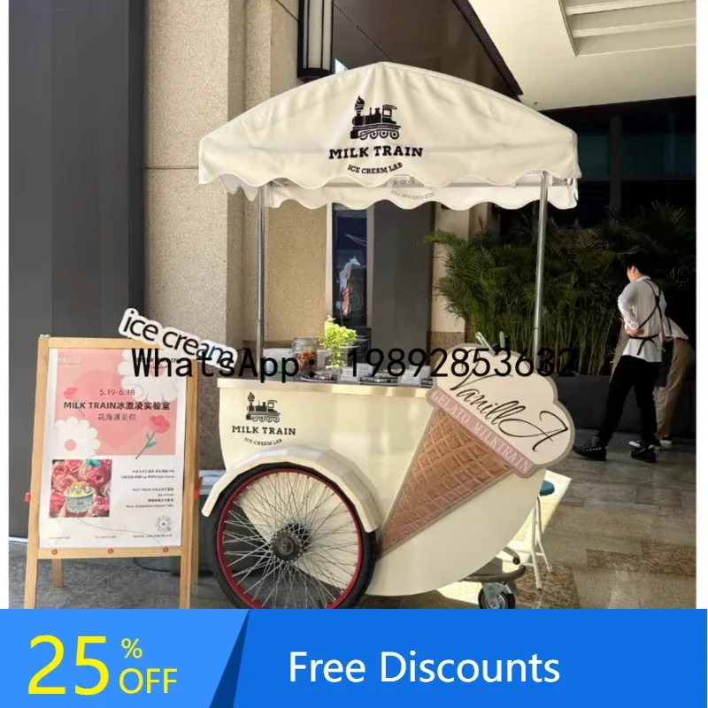 X-13 Outdoor Market Display Movable Handcart Activity Display Decoration Cart