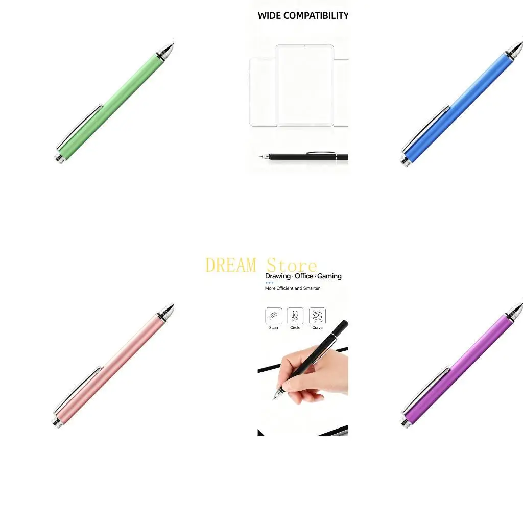 Capacitive Touch Pen for Phone Screens with Clip and Disc Tip Touch Pen Best Sale