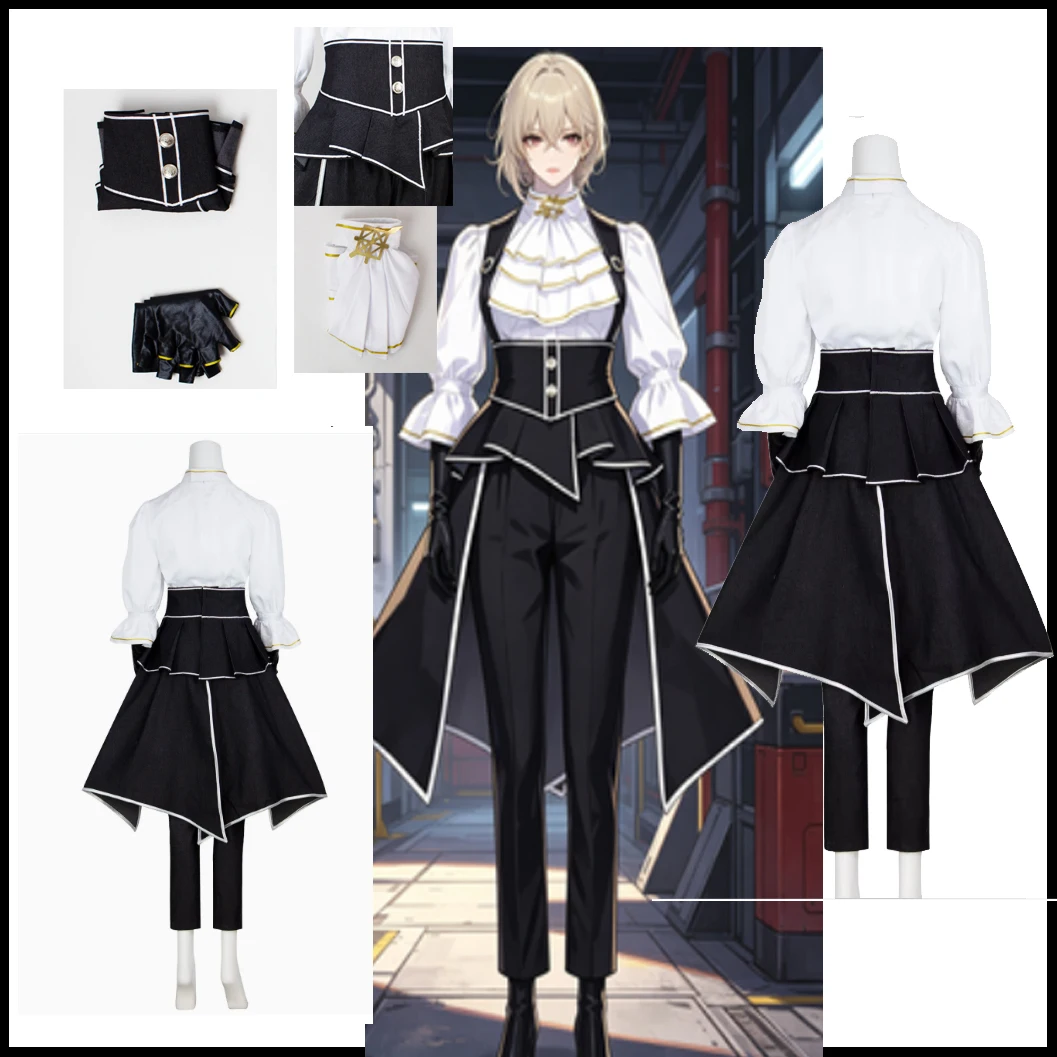 

2026 Anime Costume Woman Maelle Cosplay Expedition 33 Uniform Halloween Outfit Play Women Performance Disguise Wear Stage