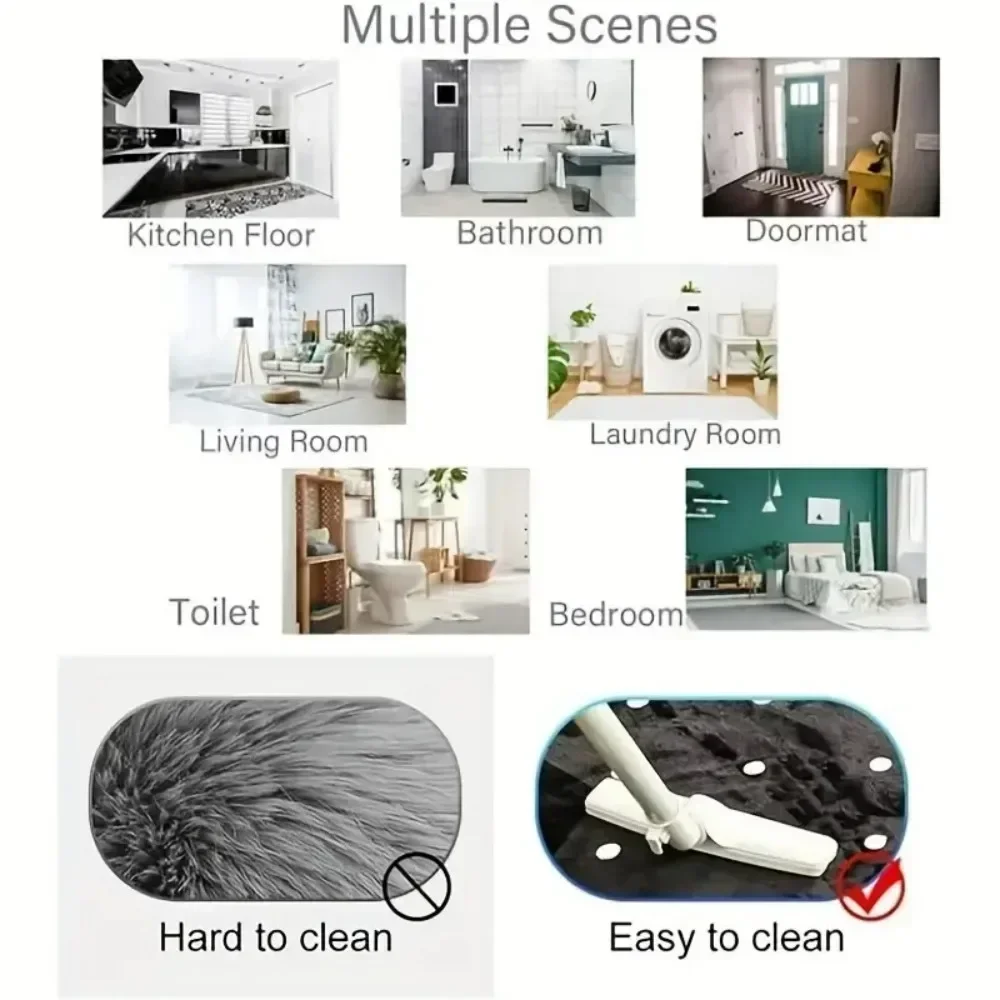 MINISO ديزني موضة M-MCM شعار المدخل السجاد قابل للغسل عدم الانزلاق غرفة المعيشة أريكة الكراسي منطقة حصيرة المطبخ ممسحة منطقة البساط