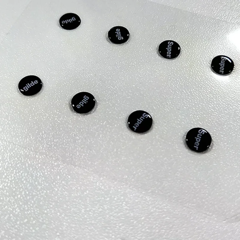1 Pack Glass Mouse Skates DIY Universal Dots Mouse Feet Pads Sticker for Gaming Mouse Anti-Slip Pad