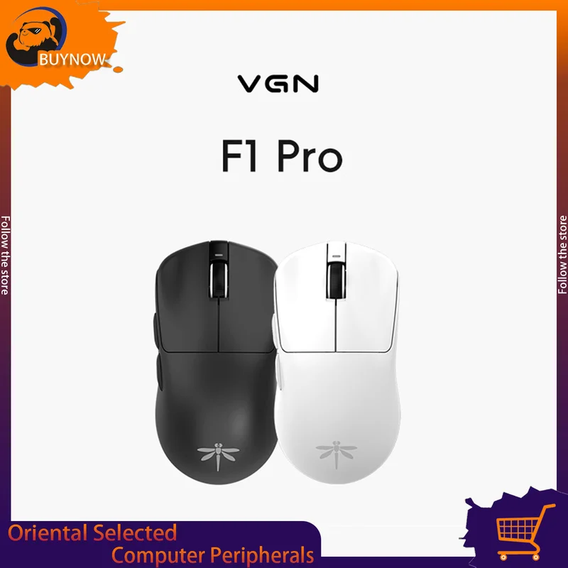 Vgn Dragonfly F1pro Wireless Mouse 2.4g Wired Dual Mode 26000dpi Gaming Competition Lightweight High Performance Battery Life