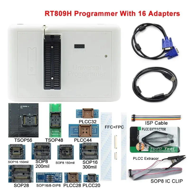 Programador universal RT809H EMMC-Nand FLASH original extremadamente rápido
