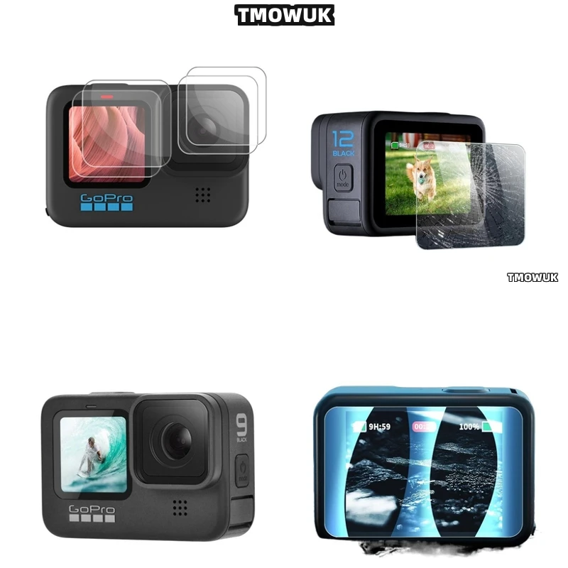 

For GoPro Hero12 11 10 9 Smooth Touch Experience, Ultra Responsive Film Layer