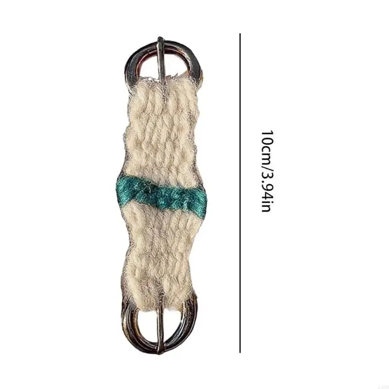 يدويا مصغرة الفروسية السروج المفاتيح مضفر مفتاح حامل كيرينغ ملحق لعشاق ركوب الخيل 24BD #4