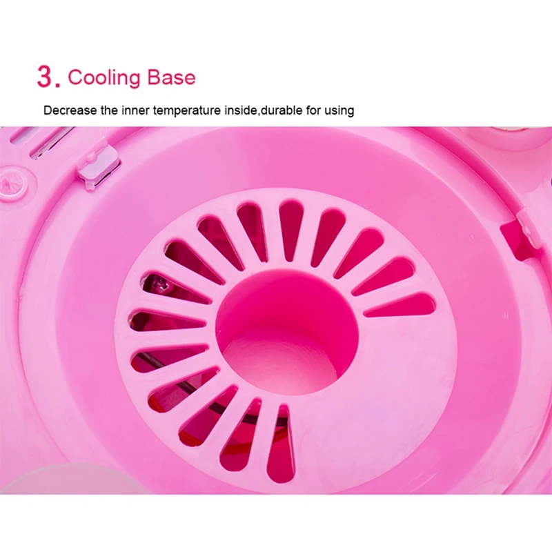 เครื่องมาร์ชเมลโล่พวงกุญแจนางฟ้าน้ำตาลคอตตอนแบบพกพาขนาดเล็กเครื่อง gulali DIY อ่อนหวานไฟฟ้าสำหรับเด็กปลั๊กแบบยุโรป