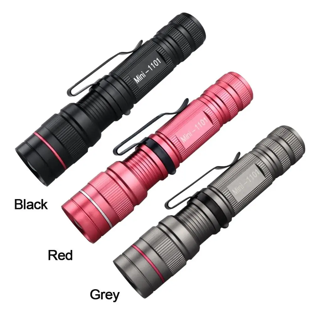 Super Bright For Hiking Cycling Zoomable Waterproof Lamp Mini Flash Light Led Flashlight Torch Light