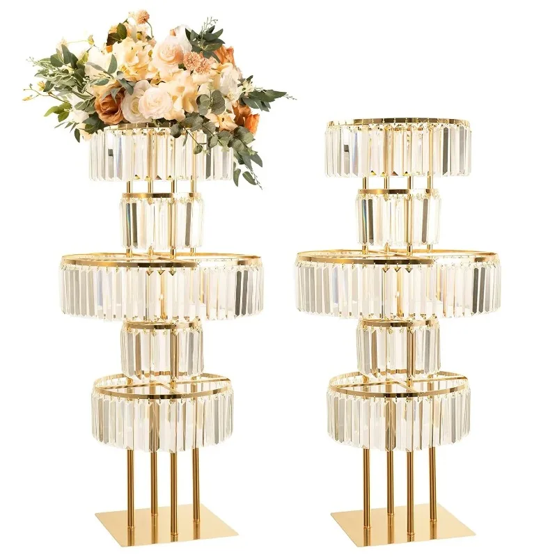 Wedding decoration supplies acrylic crystal road guide wedding stage sign-in office Christmas decoration floor flower