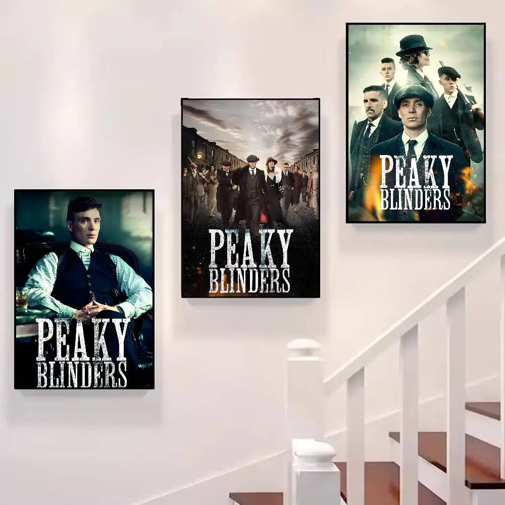 Poster High Quality Print Waterproof Wall Art Sticker For Bar Living Room Decor Gift Movie P-Peaky B-Blinders
