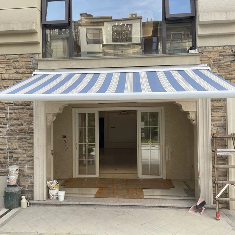 Automatic Awning Outdoor Cassette Awning Sun Shades Outdoor Retractable Awning  Customization