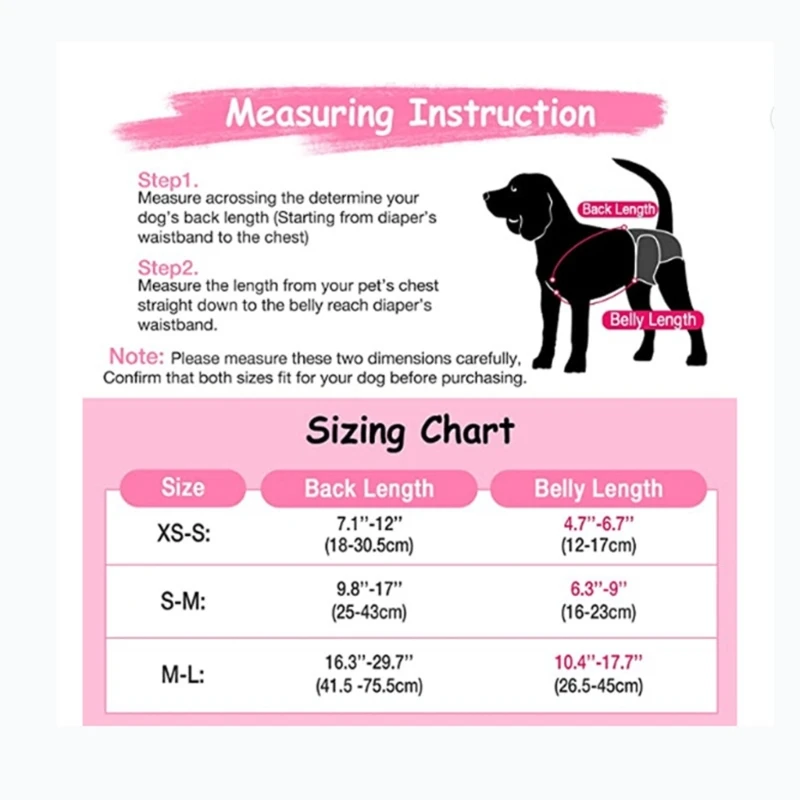 Adjustable Dog Diaper Suspenders For Pet Sanitary Pantie Comfortable Non-Slip Puppy Nappy Suspender Belly Bands For Pets