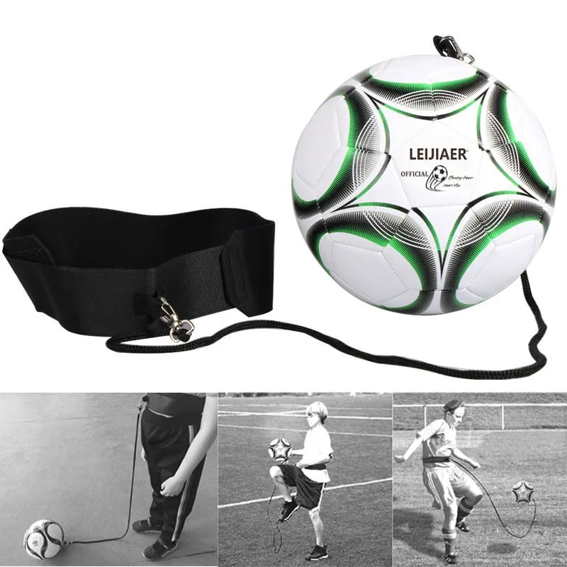 

Professional Football Training Equipment Soccer Ball Juggle Bag Children Adult Solo Kicking Practicing Adjustable Belt with Ball