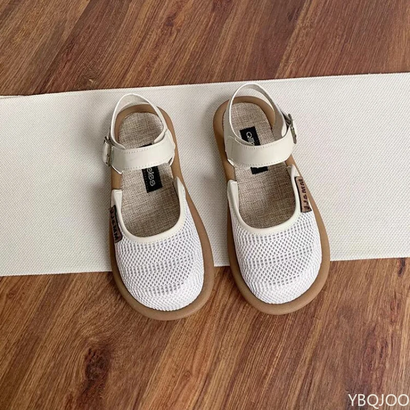 2025 السيدات الصيف الكتان أحذية امرأة باوتو نعال مسطحة الصنادل تنفس مريحة في الهواء الطلق أحذية الشاطئ Zapatos Mujer #5