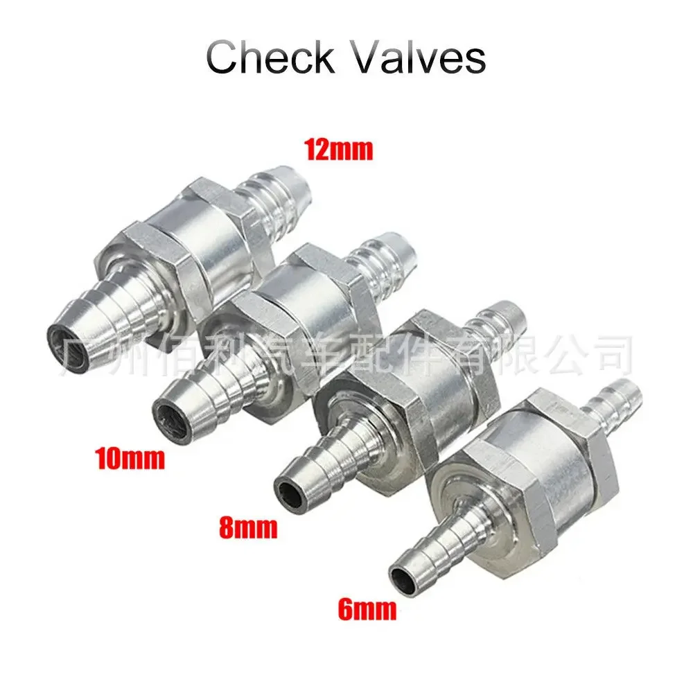 

Универсальный автомобильный односторонний обратный клапан из алюминиевого сплава 6/8/10/12 мм контроль расхода бензина дизельного топлива