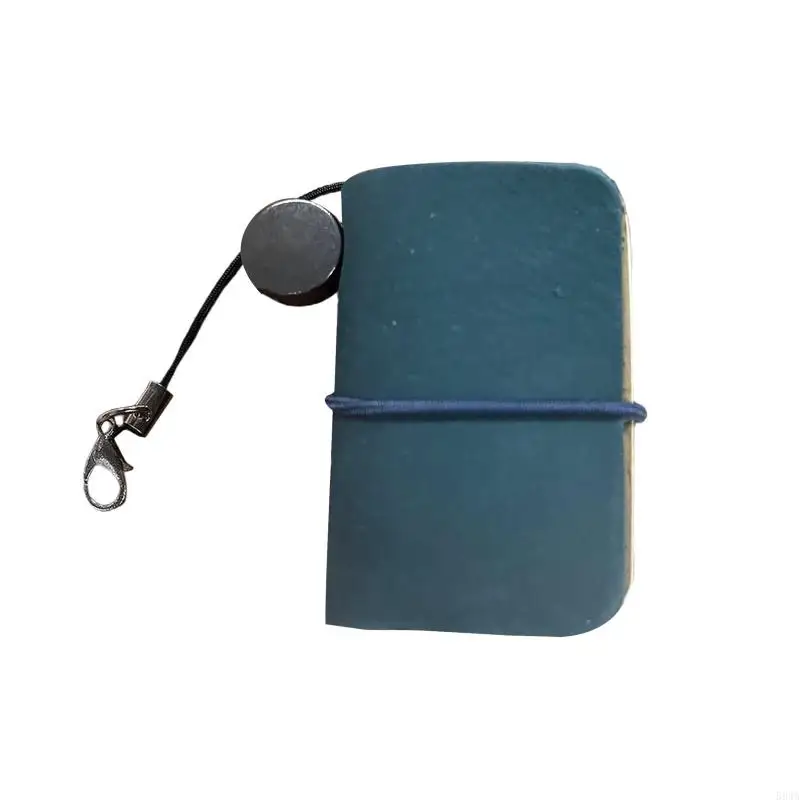 594A Retro Leather Notepad for Men Women Planner Notepad with Unlined Paper 64 Pages