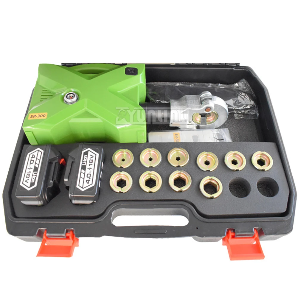 Tang crimping hidrolik elektrik, tang crimping, kawat, penutup terminal mesin crimping dengan tampilan digital portabel