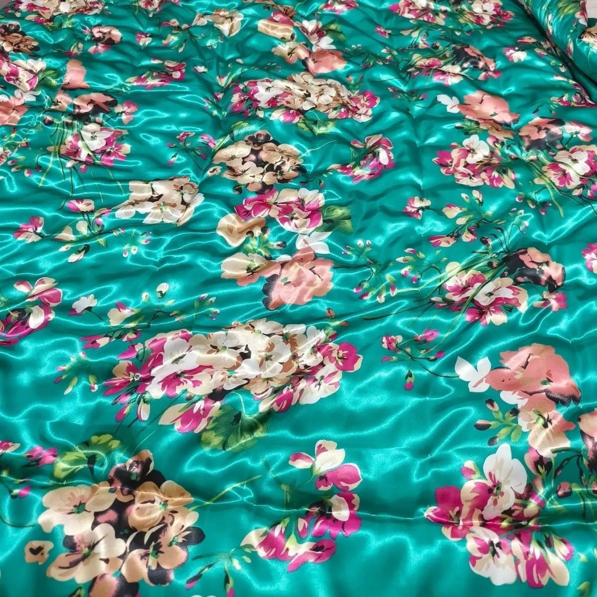 

Satin Fabric Cloth without Overlocking Silky By The Meter Diy Sewing Lining Soft Textile