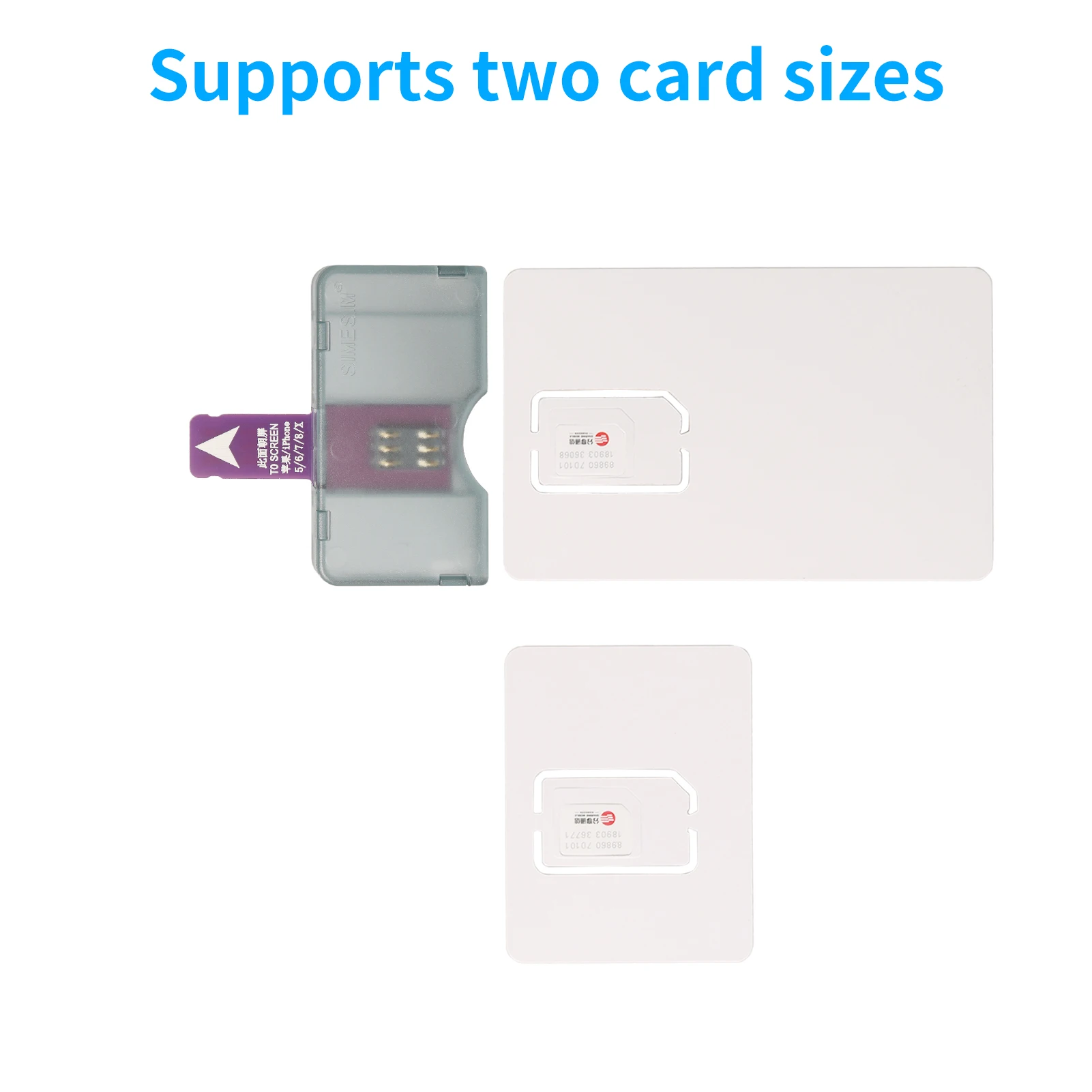 Inserter card changer multi-SIM device external card slot Apple mobile phone universal card reader expands large capacity mobile