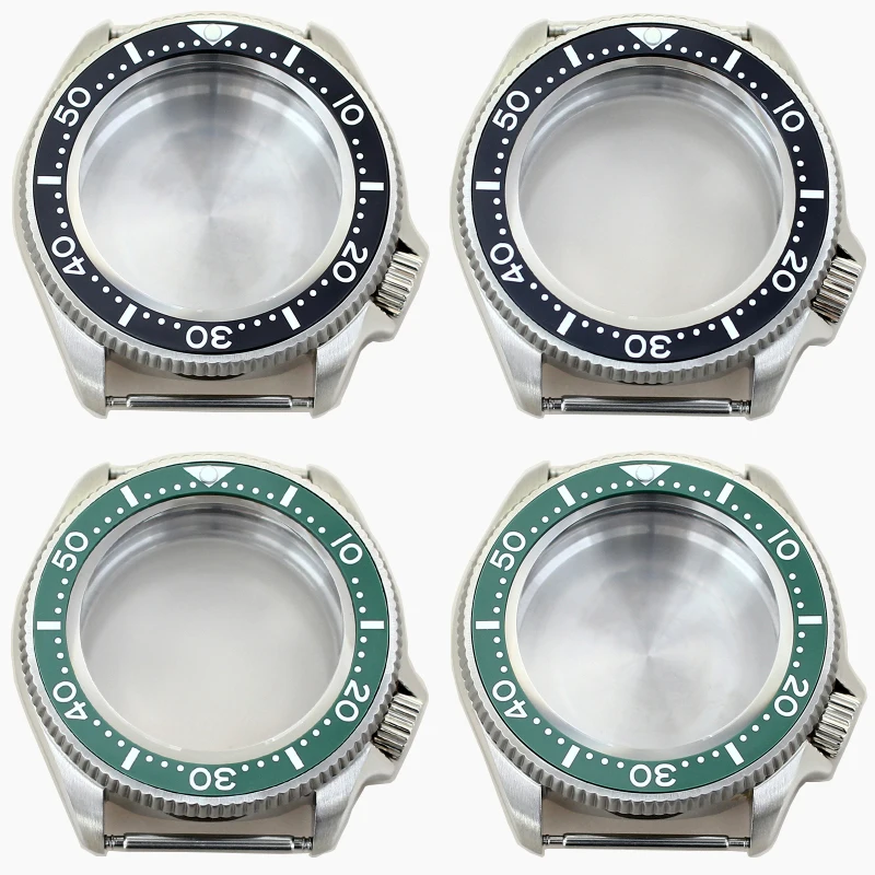 38mm Diving Watch Case Sapphire Crystal For Tuna Seiko NH34 NH35 NH36 NH38 4R36 Movement 28.5mm Dial 100M Waterproof Mod SKX007