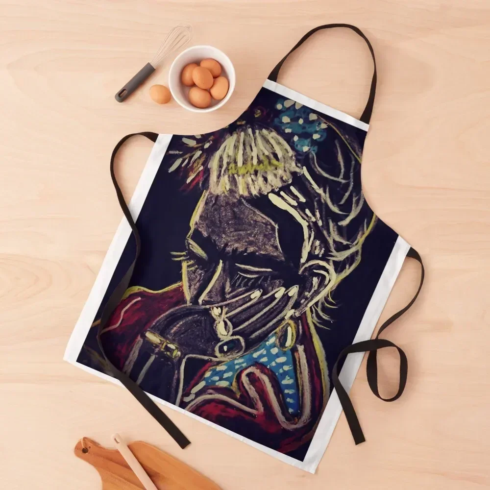 

Contemplation mark 2 Apron beauty master Woman Kitchen Ladies Kitchen And Home Items Apron