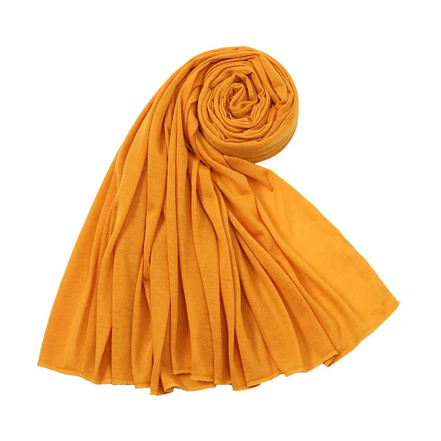 105873-2fa2f2.jpg Hot Muslim Fashion Woman Soft Hijabs Scarf Shawl Plain Cotton Jersey Scarves Turban Women Long Shawls Head Wrap Headband Abaya
