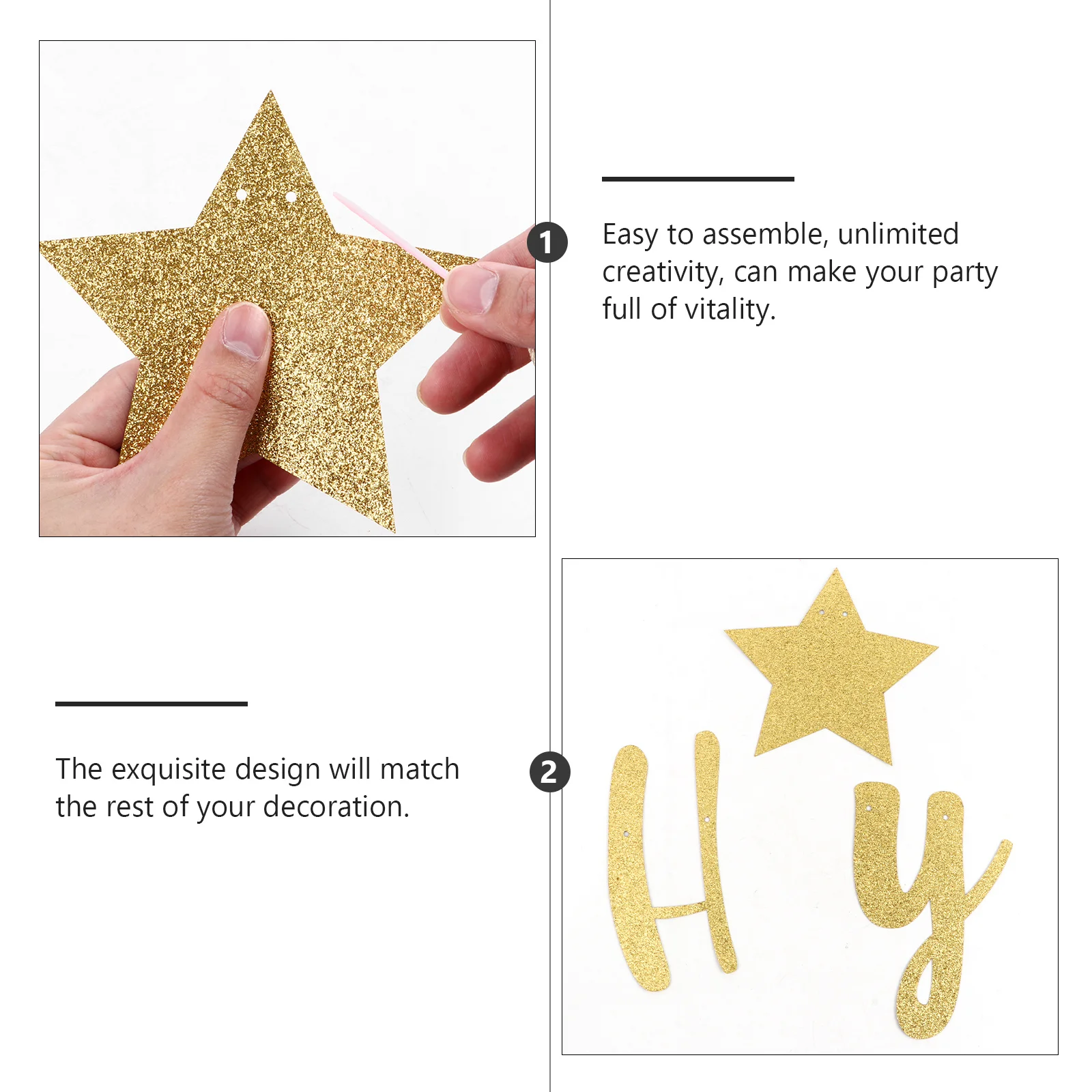 

1 set 1 Set New Year Garland Creative Hanging Bunting Party Decoration For Ceiling Wall Window Doorway Photo Background Festival