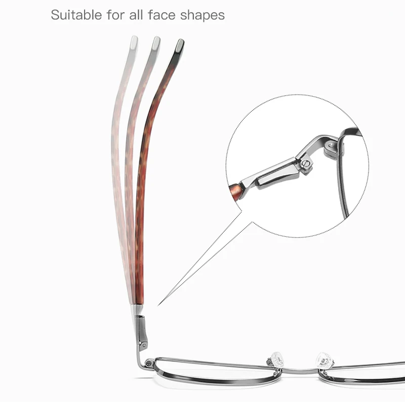 KIZN القط العين قصر النظر نظارات الإطار سبيكة النساء البصريات مكافحة الضوء الأزرق وصفة طبية تلون الربيع الساق نظارات -0.50 إلى -10