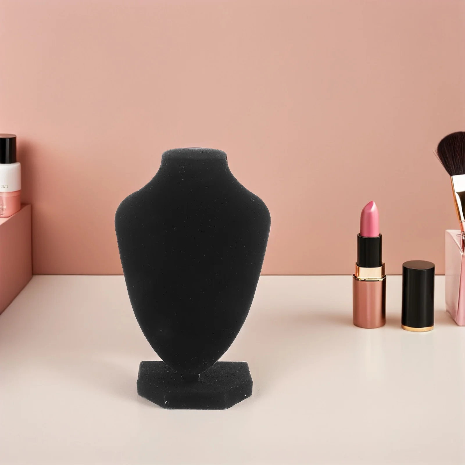 

Stylish Necklace Bust Stand Display Holder for Jewelry Organization Perfect for Home Boutique Or Exhibition Use