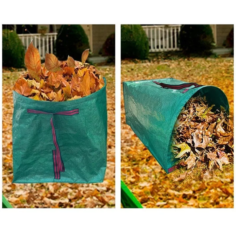 

Мешки для садового мусора SYW, 2 шт., с большой застежкой-молнией типа "совок", в комплекте садовые перчатки - для сбора и утилизации газонной травы и листьев.