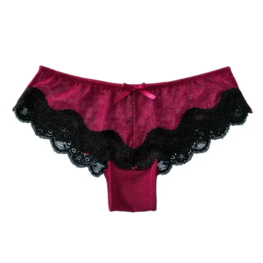 1pc macio respirável sexy calcinha feminina calcinha de cintura baixa oco briefs ultra fino roupa interior calcinha de renda senhora verão g-string