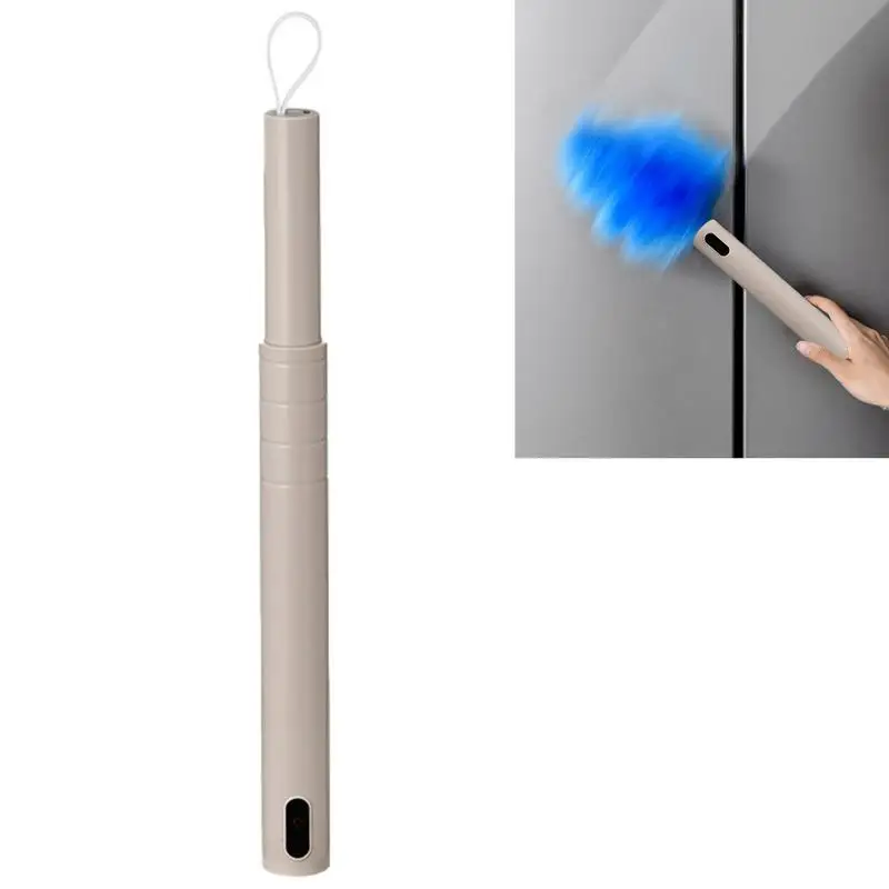 Spin Feather Duster Electric 360 Spin Electric Spin Duster Vacuum Cleaner Battery Operated With Touch Button For Furniture