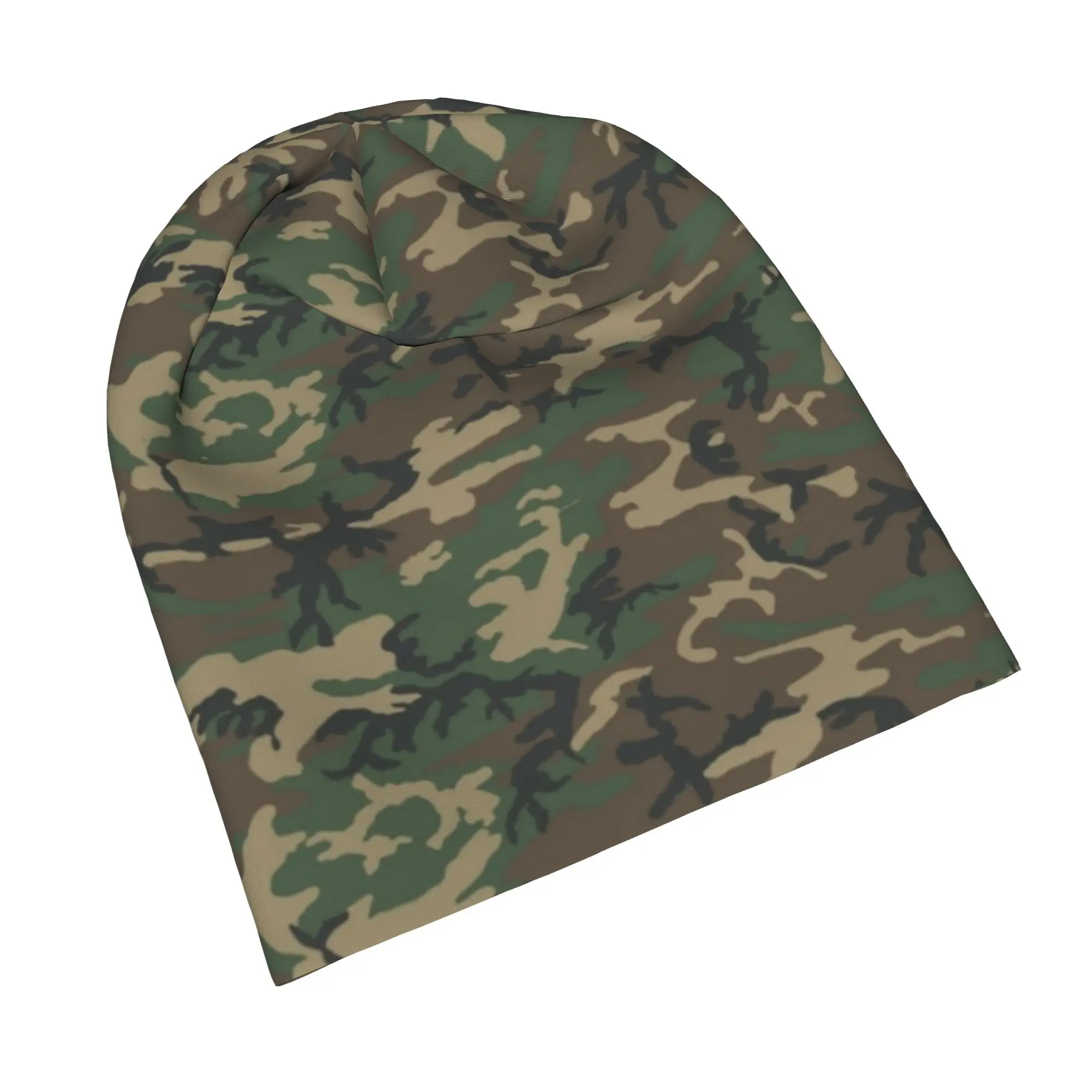 Army Camouflage Pattern Skullies Beanies Hats Jungle Military Camo Hip Hop Men Women Street Caps Warm Multifunction Bonnet Hat view 2
