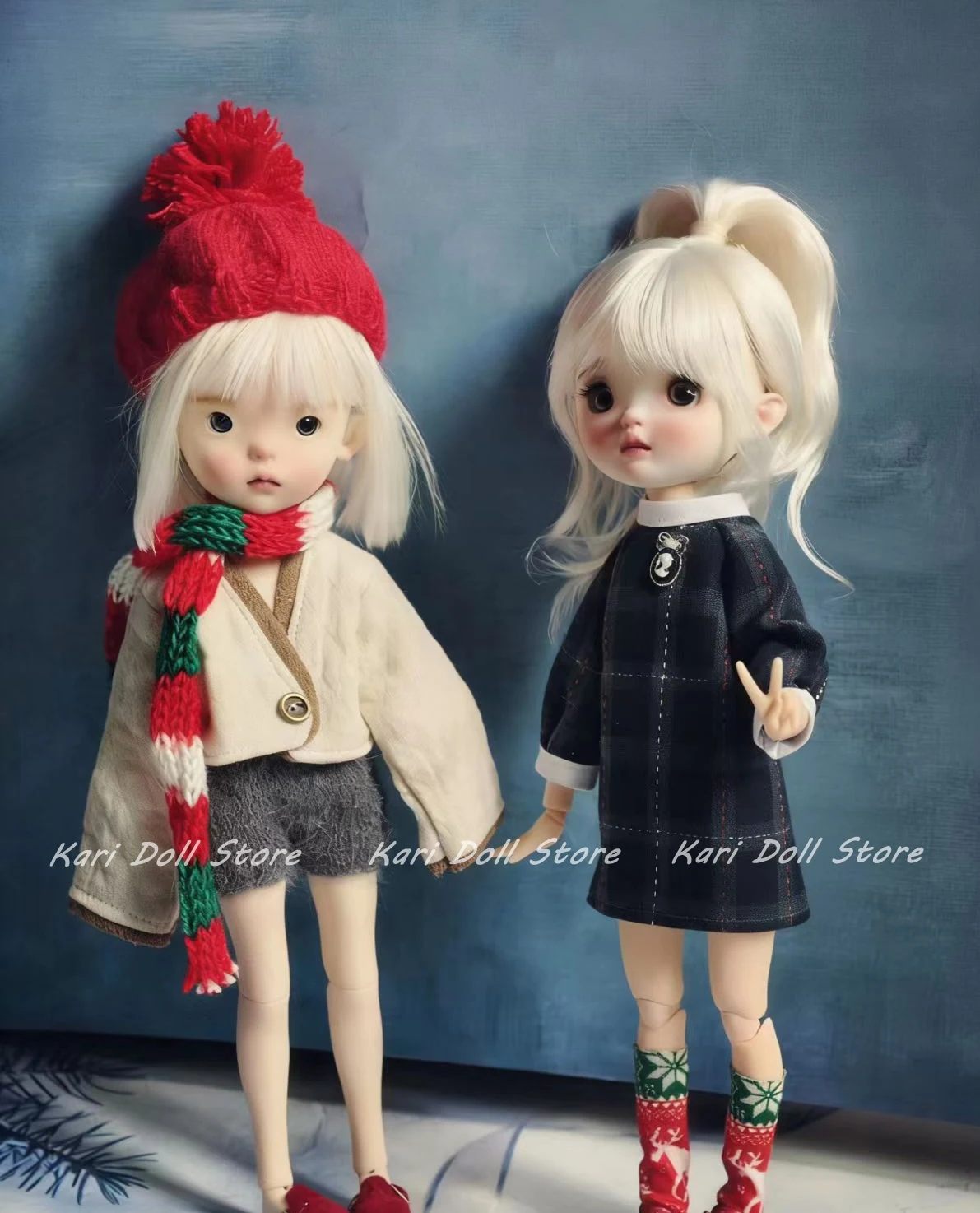 

Kari Doll Clothes and skirts Handmade Christmas Set for Landazz Landoudou Blythe Doll