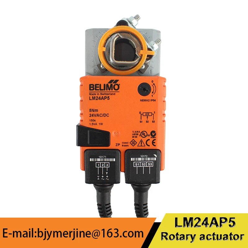 BELIMO LM24AP5 Open/close Valve actuator 5Nm AC24V DC24V 3-point HVAC Systems in stock original CE IP54