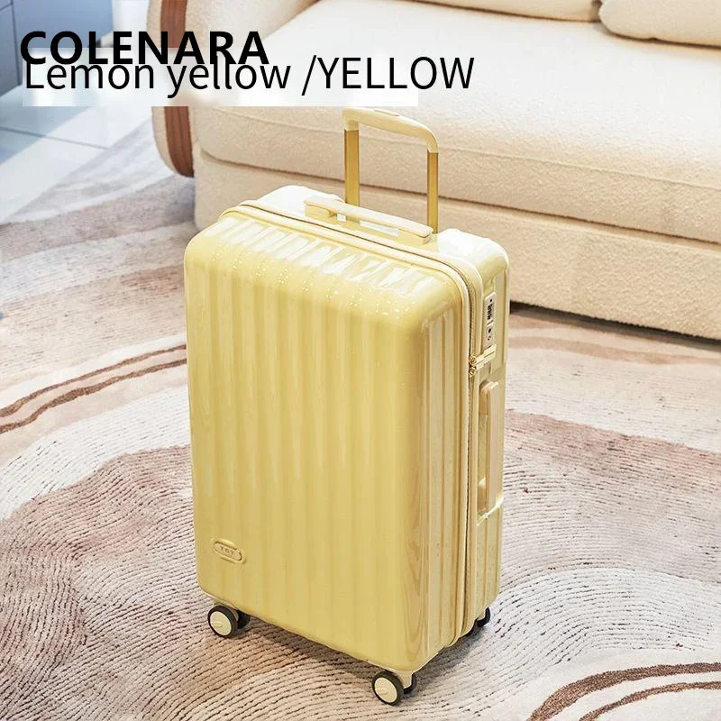 Imagem -05 - Colenara-universal Roda Rolando Mala Grande Capacidade Bagagem Trolley Case Case de Carregamento Usb Caixa de Embarque 20 22 24 26 28 30