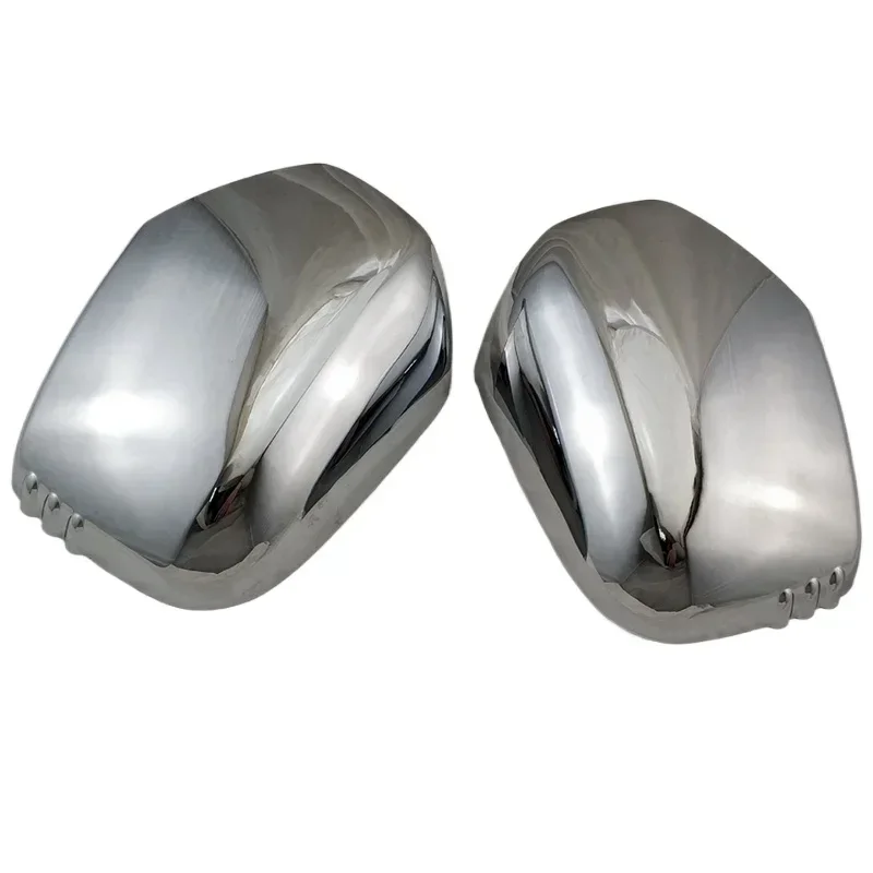 Car Door Rearview Mirror Cover Paste Type Door wing mirror Cap For Mitsubishi Triton L200 2005-2014 Pajero Sport 2011