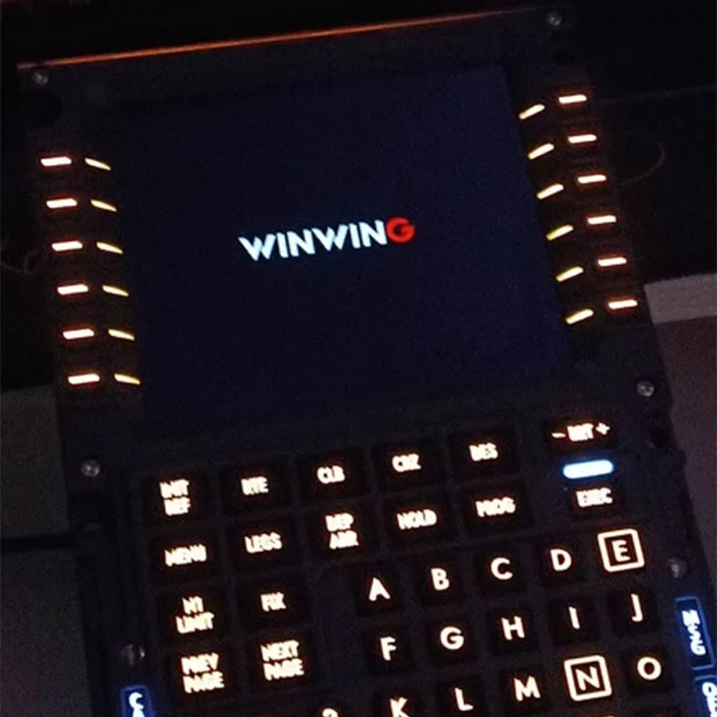 WINWING Flight Simulator CDU PMDG Zibo Civil Aviation Control Panel Boeing 737 PFP 3N  for X-Plane MSFS