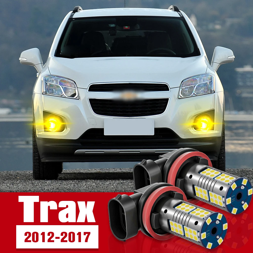 

2pcs LED Accessories Front Fog Light Bulb Lamp For Chevrolet Trax 2012-2017 2013 2014 2015 2016