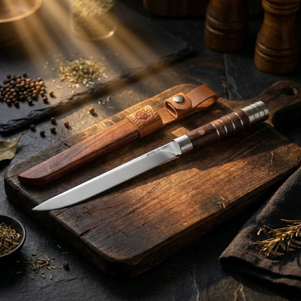 1/2/3-piece Meat Cutting Knife Set -M390 Stainless Steel 62HRC Ultra-sharp Blades Suitable For Cutting Fruits And Butchers Knife