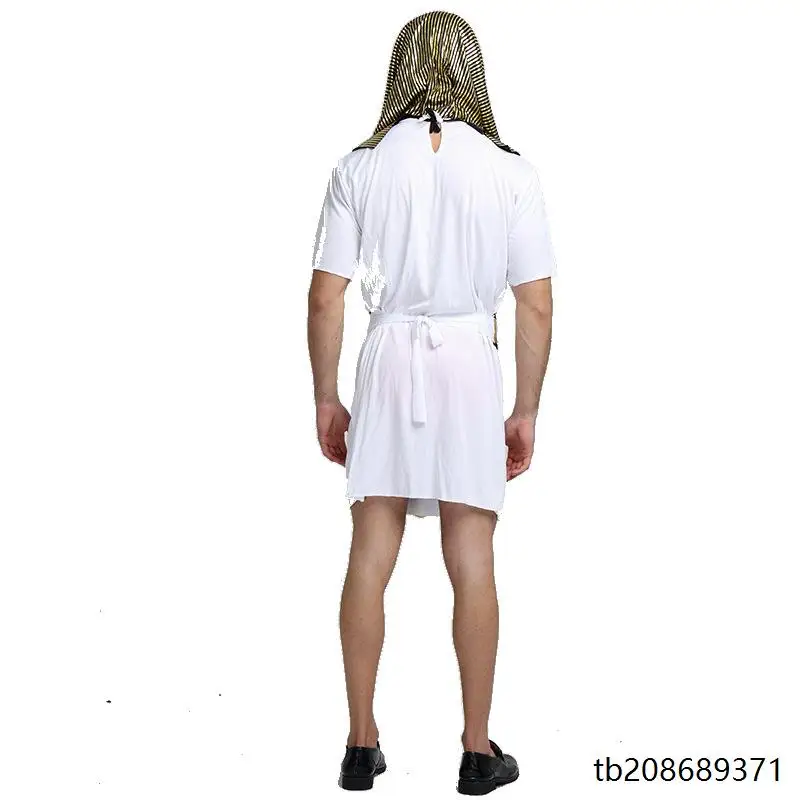 زي الهالوين للرجال البالغين، زي الفرعون، ملابس الأمير النيلي الروماني القديم، زي أسطوري، ملابس حفلات بطابع مصري #1