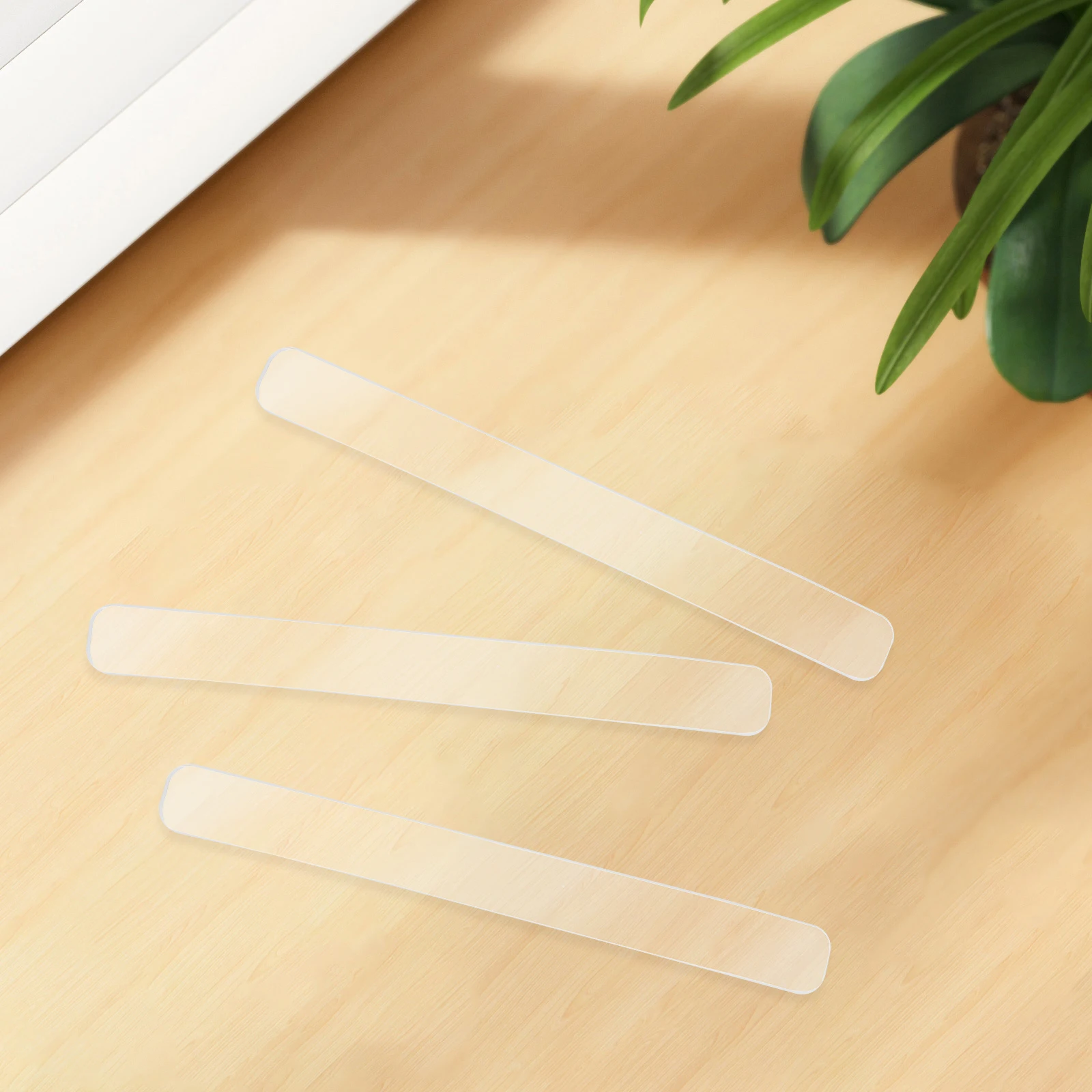 

20Pcs Transparent Silicone Adhesive Cabinet Bumpers Anti-Collision Strips for Doors Drawers Furniture Protection
