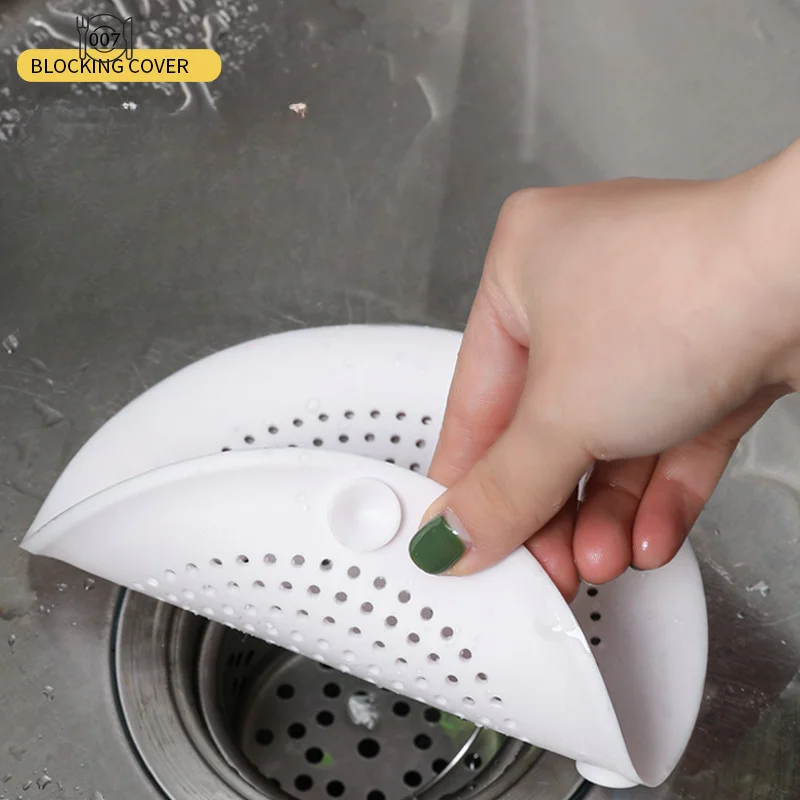 Bathroom Wash Basin DrainHair Catcher Filter Anti-blocking Bath StopperDeodorant Plug SinkStrainer for BathroomKitchen