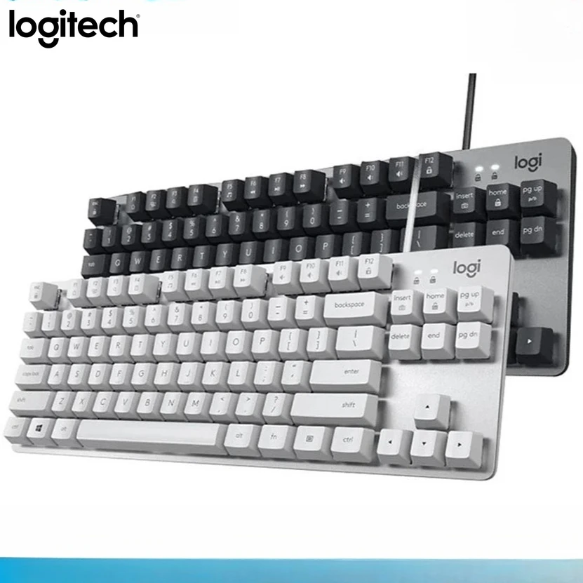 

Logitech K835 84 Keys Mechanical Keyboard Wired Ultra Thin Silent Red Switch Portable for PC Laptop Office