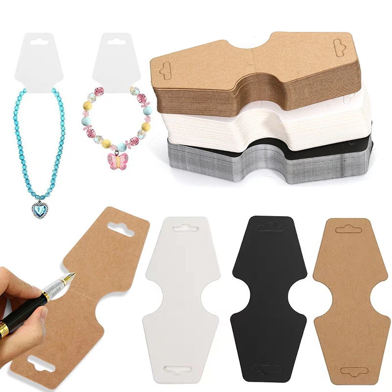 

150 шт., многоцветная пустая подвесная бирка из крафт-бумаги, ювелирные изделия, повязка для волос, ожерелье, дисплей, упаковка, опора, 3 цвета в наличии, подвесная этикетка ZYF