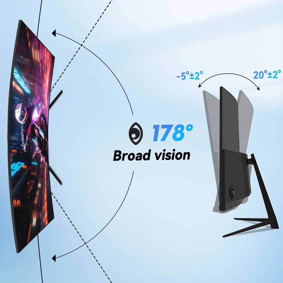 จอคอมพิวเตอร์สำหรับเล่นเกมจอ LCD tecmiyo 19 21 24 27 28 32 34 49นิ้ว2K 4K 5K 144hz 165Hz