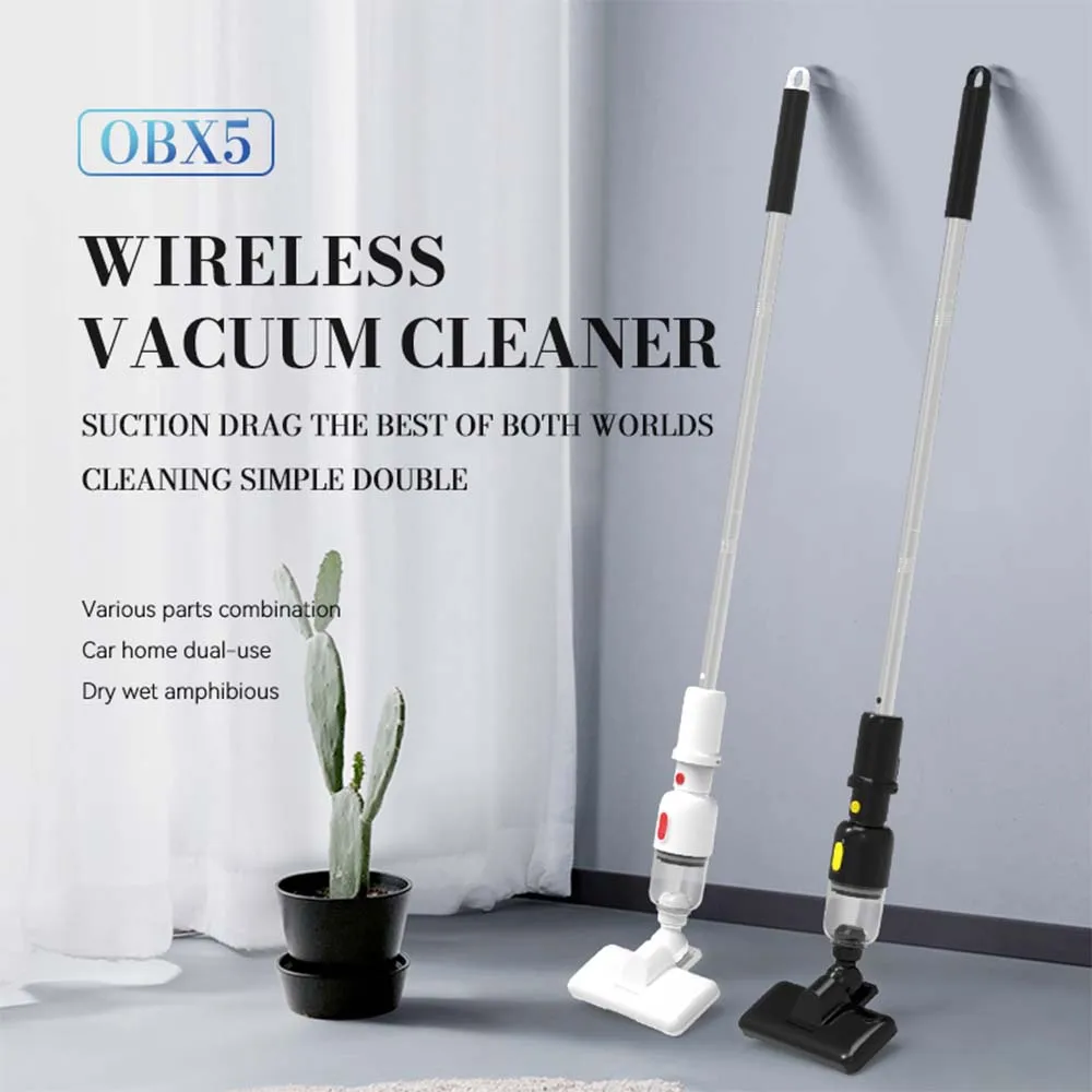 

Wireless Car Vacuum Cleaner Cordless Handheld Chargeable High Power Auto Vacuum for Home & Car Mini Vacuum Cleaner Nozzle