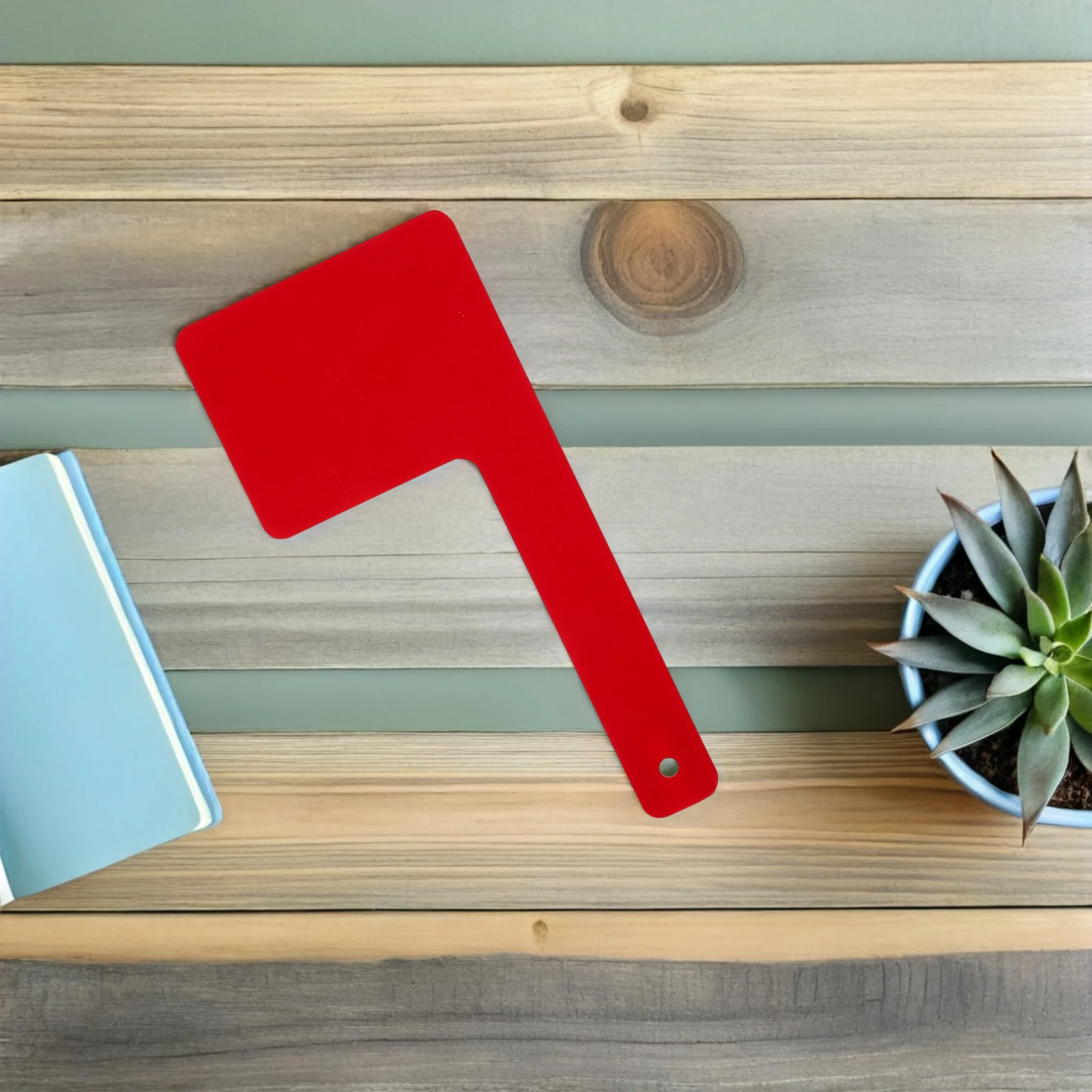 

2Pcs Red Mailbox Flags Rotating Acrylic Replacement Outdoor Universal Post Mount Mailbox Accessories Mail Indicator